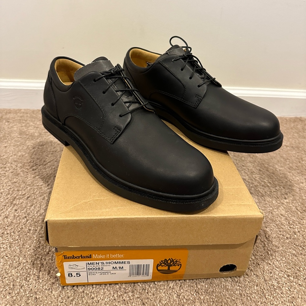Timberland Waterproof Black Leather Boots - Size 8.5 Men’s - New in Box